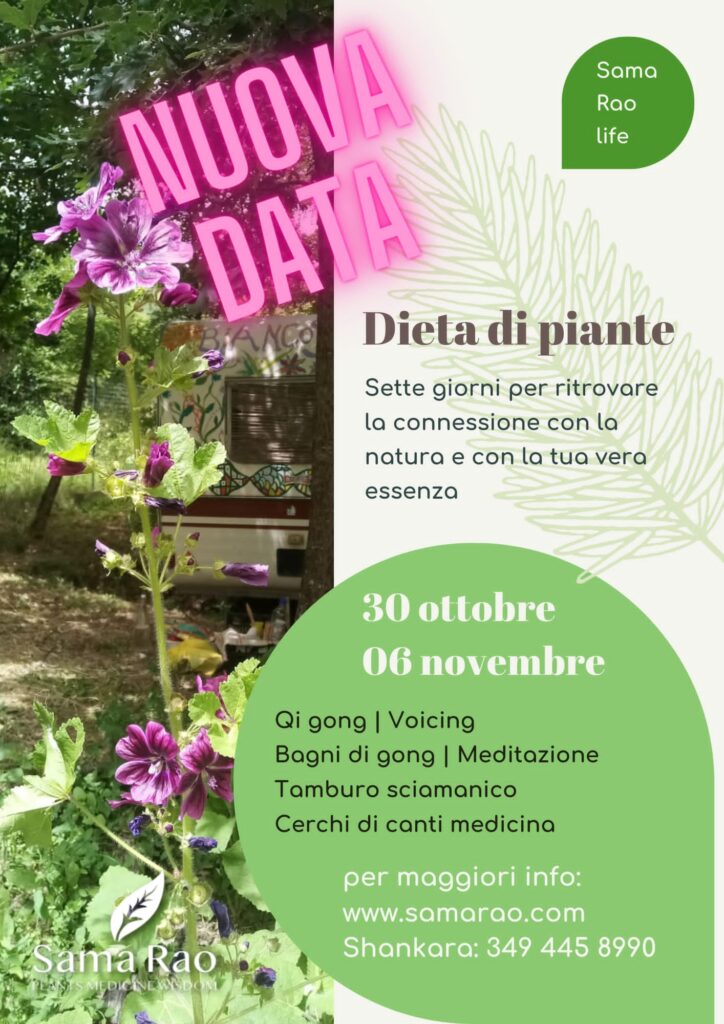 Nuovo ritiro di dieta - ottobre/novembre